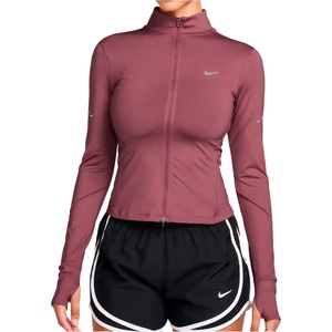 Nike Дамско яке за бягане Nike Women's Swift Dri-Fit Full Zip Jacket Running jacket - Pink Smoke / Reflective Silver (128-0808-0213)