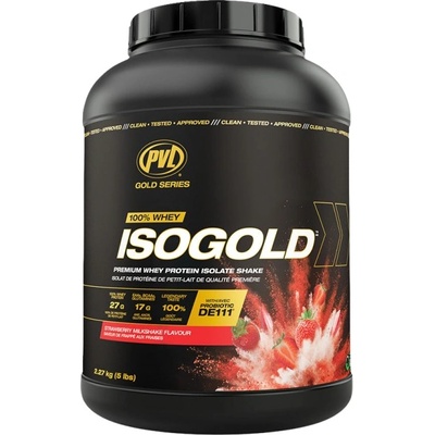 PVL / Pure Vita Labs IsoGold | Whey Protein Isolate [2270 грама] Ягодов шейк