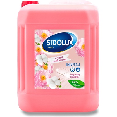 Sidolux Universal čisticí prostředek Bavlna s pivoňkou, 5 l