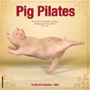 Willow Creek Press Calendars Pig Pilates 2026 12 X 12 Wall Calendar | Willow Creek Press