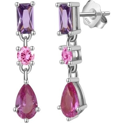 Majya Strieborné náušnice ROSALIA 11182