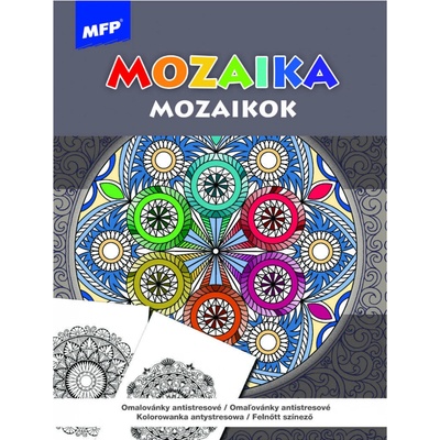 Omaľovánky antistresové Mozaika 21x29cm