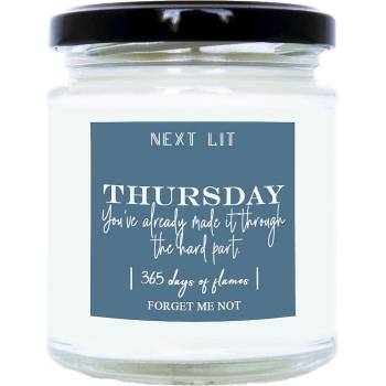 Image 1 of With Scent of Books Ароматна свещ Next Lit 365 Days of Flames - Thursday (NL042)