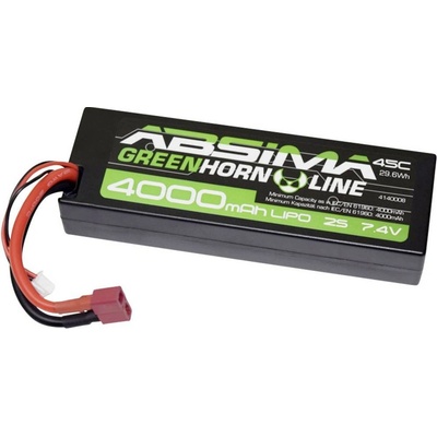 Absima LiPo akumulátor Greenhorn / 45C konektor T-Dean 7.4 V 4000 mAh