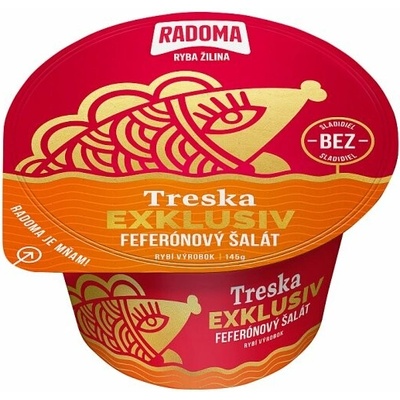 PRETO Ryba Žilina Treska Exklusiv s feferónovým šalátom 145 g