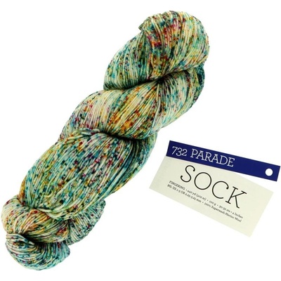 Malabrigo Sock Parade 732 azúrová modrá