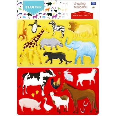 CreativeToys Šablóny zvierat
