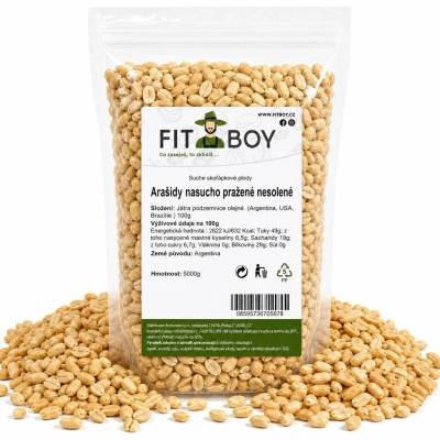 FITBOY Arašídy pražené nasucho nesolené 5000 g