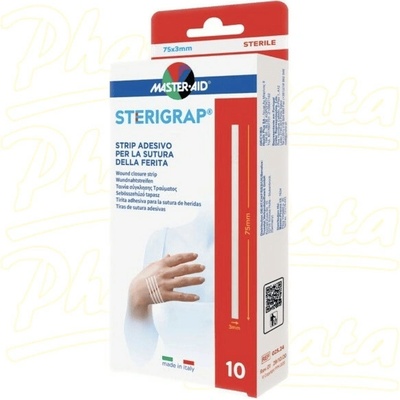 STERIGRAP NÁPLASTOVÉ STEHY sterilní 10 ks