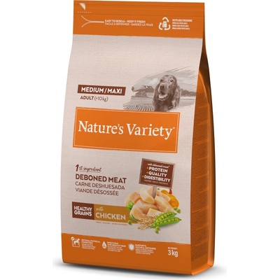 Nature's Variety Healthy Grains Medium & Maxi Adult kuřecí 3 kg