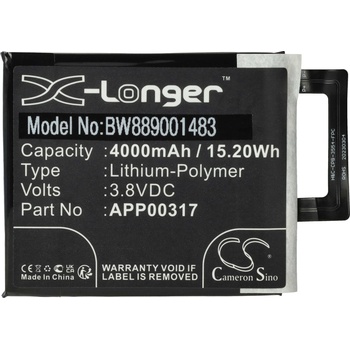 VHBW Батерия за Caterpillar CAT S62 Pro, 4000 mAh (889001483)