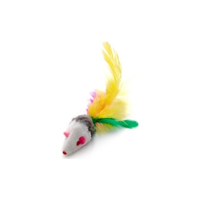 JK ANIMALS Malé myšky s perím 12 ks/5 cm