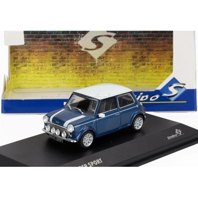 SOLIDO SOLIDO MINI COOPER S 1994 BLUE WHITE 4316602 1:43