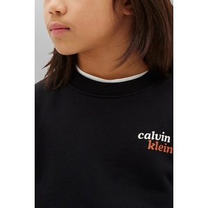 Calvin Klein суичър за деца с памук (LVCKTJB42B.128.176.9BY2)