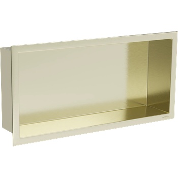 Mexen X-Wall-R нишева лавица с фланец 45 x 20 см, златна четкана - 1950452010 (1950452010)