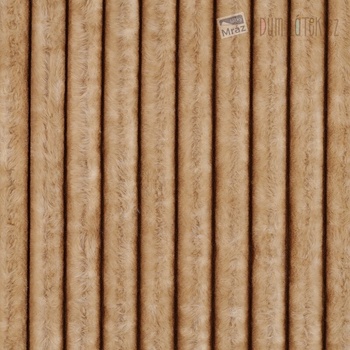 Umelá kožusina bronzová