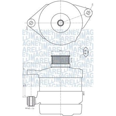 Alternátor MAGNETI MARELLI 063732192010