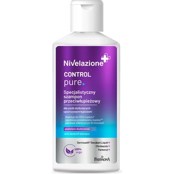 Nivelazione Control Pure špecializovaný šampón proti lupinám pre ľudí s pretrvávajúcimi lupinami 100 ml