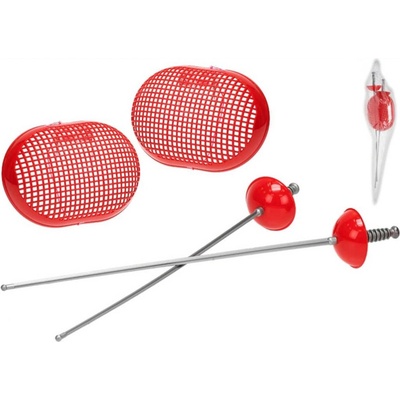Teddies kord meč šermířský 2ks 60cm s krytem na obličej 2ks v sáčku