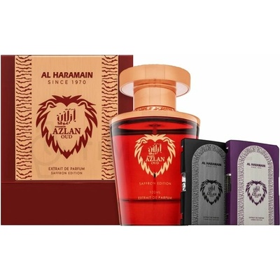 Al Haramain Azlan Oud Saffron čistý parfum unisex 100 ml