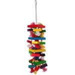 BIRD JEWEL Играчка Bird Jewel висяща с въжета и вратички цветна 54см (452-31018)