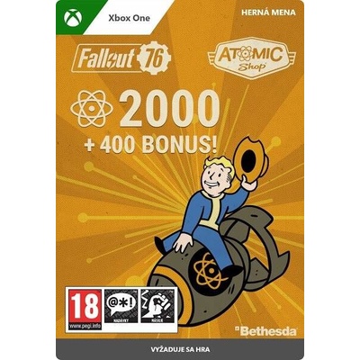 Fallout 76: 2000 (+400 Bonus) Atoms