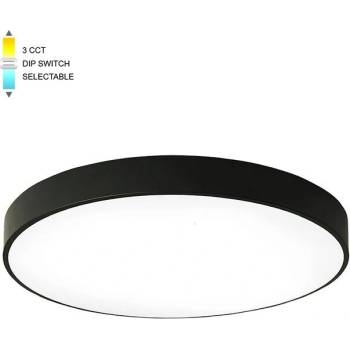 VITO LED Плафон FINESSE R1 45W, 3xCCT-DIP, кръг, черен - VITO (2026120)