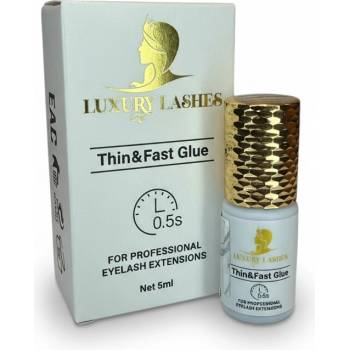Luxury Lashes Lepidlo Thin&Fast Černé 5 ml