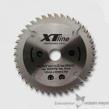 Xtline TCT16060 Kotouč pilový na dřevo 160x20/60 zubů