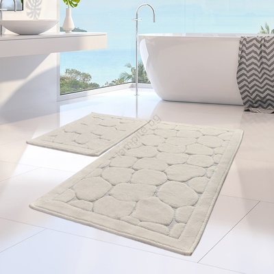 Asir К-кт 2x Постелка за баня LINO 60/100 см бежов (AS2041)