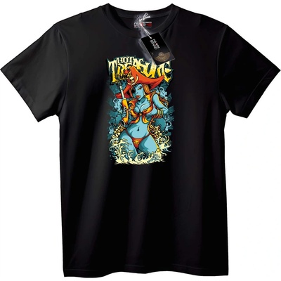 NOONEBRAND Тениска Кралица на Пиратско Съкровище - 2XL, Black