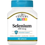 21st Century Selenium 200 mcg [60 капсули]