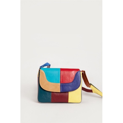 Jacket Club Dericlub Дамска чанта от естествена кожа 2034l - Многоцветна #321931 (321931_Многоцветен)