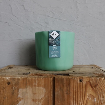 Elho The Ocean collection round 14 cm pacific green zelený