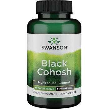 Swanson Black Cohosh, 40 mg, 120 капсули, Swanson (SWH073)
