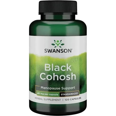 Swanson Black Cohosh, 40 mg, 120 капсули, Swanson (SWH073)