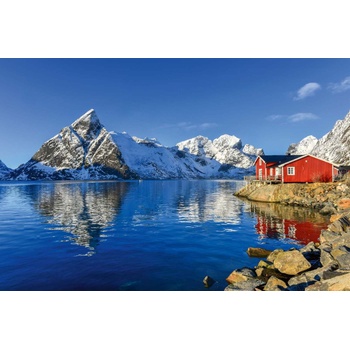 DIMEX ART s. r. o Флизелинов фототапет арктически остров 375 x 250 см