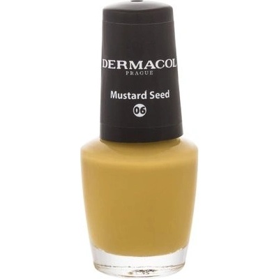 Dermacol Nail Polish Mini Autumn Lak na nechty 06 Mustard Seed 5 ml