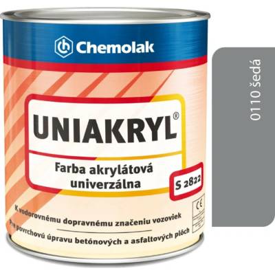 CHEMOLAK UNIAKRYL S2822 0110-sivá 0,75l