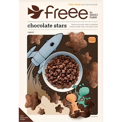 Doves Farm (Freee) BIO Čokoládové hvězdičky bez lepku 300 g