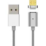 BRAVAS Кабел USB 2.0 Type A - Micro B / 1 m / Магнитен / TPE / Бял
