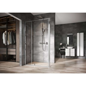 RAVAK Nexty - Фиксирана странична стена 80 см, хром/прозрачно стъкло 90O40C00Z1 (90O40C00Z1)