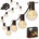 SmartLED LED външен декоративен гирлянд 25xE12/1W/230V 17, 5 m IP65 черен (SD0123)