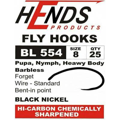 Hends BL554 Háček na pupy blešivce a nymfy vel.8 25 ks