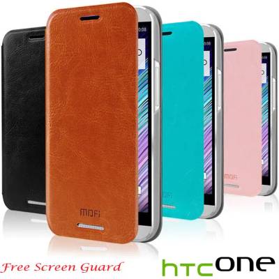 HTC One M8 Wallet Кожен Калъф + Скрийн Протектор