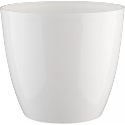 Plastkon Ella Lesk květináč Bílá 13 cm