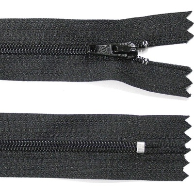 Spirálový zip no.3 nerozepínací 22cm - více barev color: 732 černá