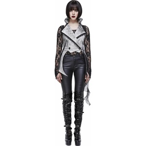 Devil fashion дамска жилетка DEVIL FASHION - I think I am Paranoid многослоен подгъв - WT033