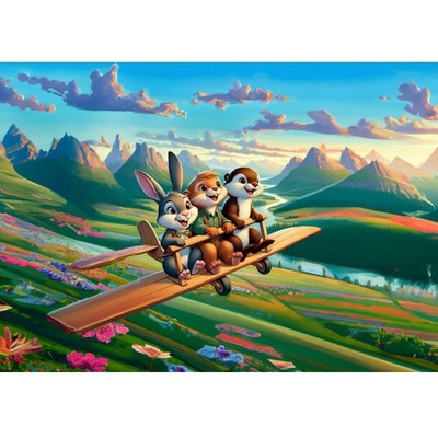 ART Odvážni piloti 100 dielov
