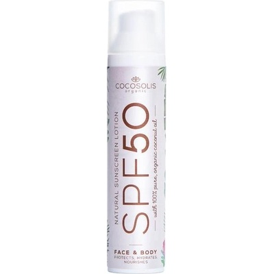 COCOSOLIS Sunscreen Натурален слънцезащитен лосион, SPF50, 100 g